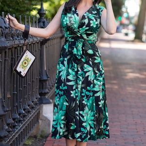 Floral Pattern Summer Dress